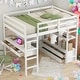 preview thumbnail 2 of 18, Full Size Multifunctional Loft Bed With Storage