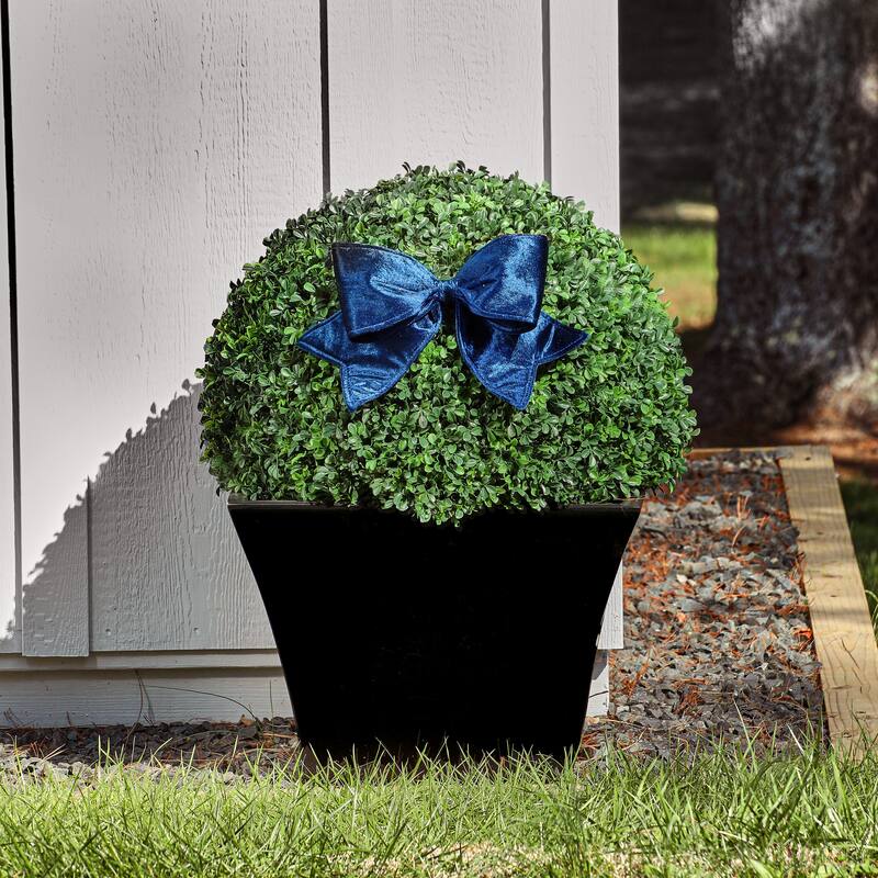 16" Outdoor Velvet UV Bow