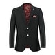 preview thumbnail 6 of 11, Elie Balleh Boys' Slim Fit Classic Mélange Jacket L/14-16 - Black
