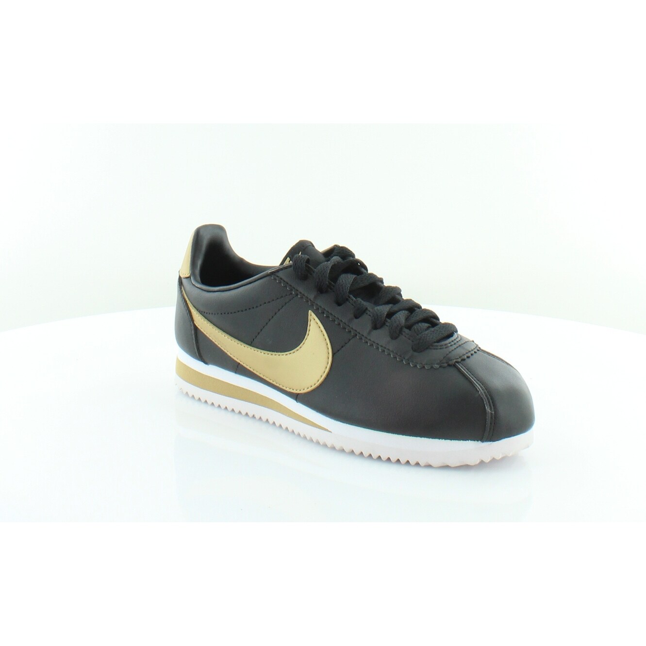 womens nike cortez black and gold