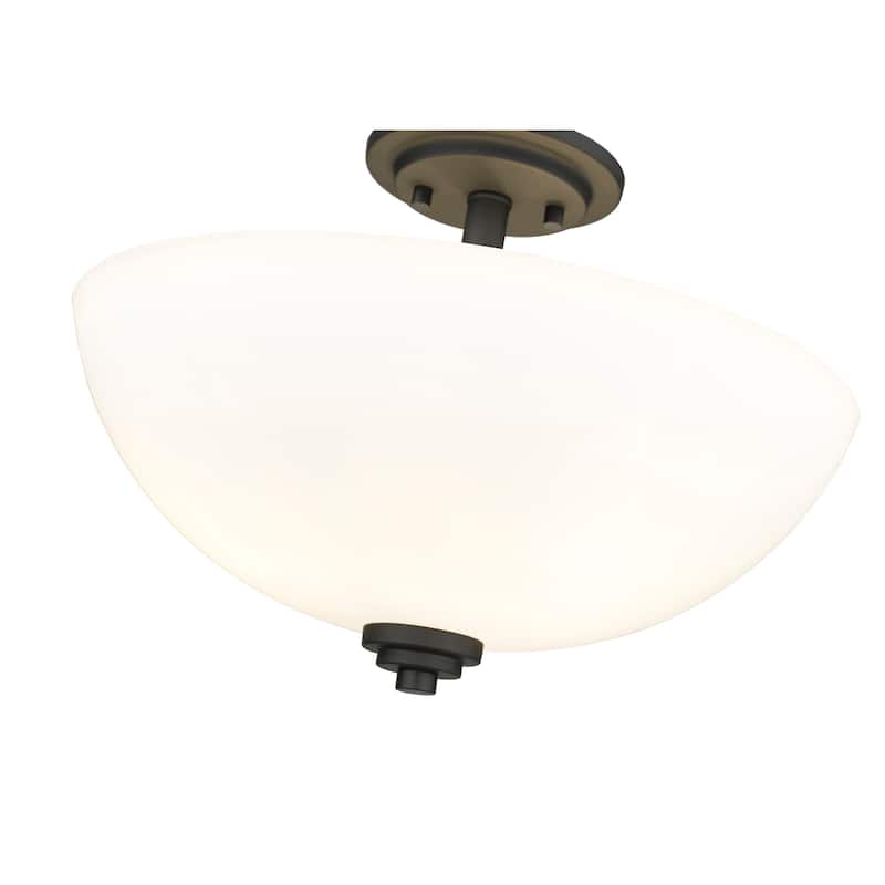 Bellevue ZCF11603 Pauline 3 Light 16" Wide Semi-Flush Ceiling Fixture