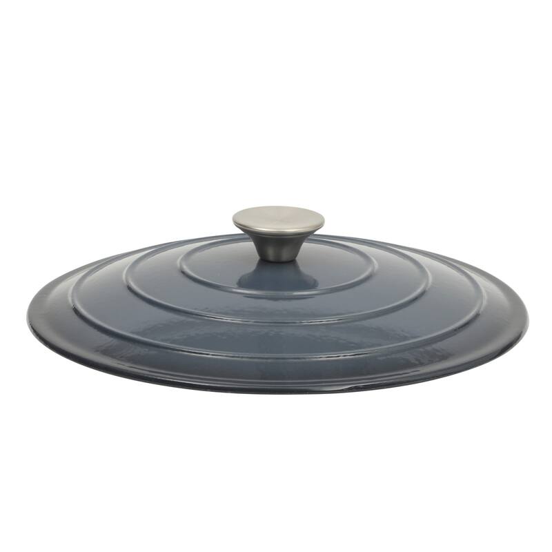Gibson Home Enameled Cast Iron Dutch Oven Pot with Lid