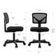 preview thumbnail 15 of 39, Home Office Desk Chair Task Chairs Swivel Ribbed Task Vanity Chair