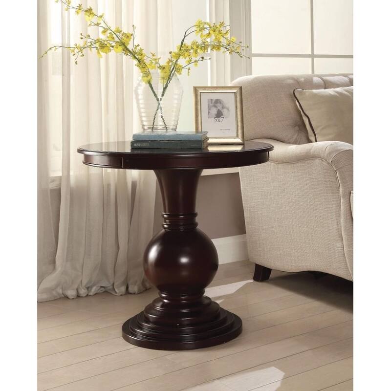 Alyx Accent Table, Espresso - 26 H x 26 W x 26 L Inches