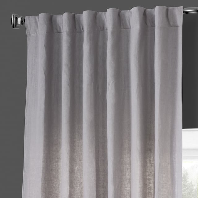 Exclusive Fabrics French Linen Lined Curtain Panel (1 Panel)