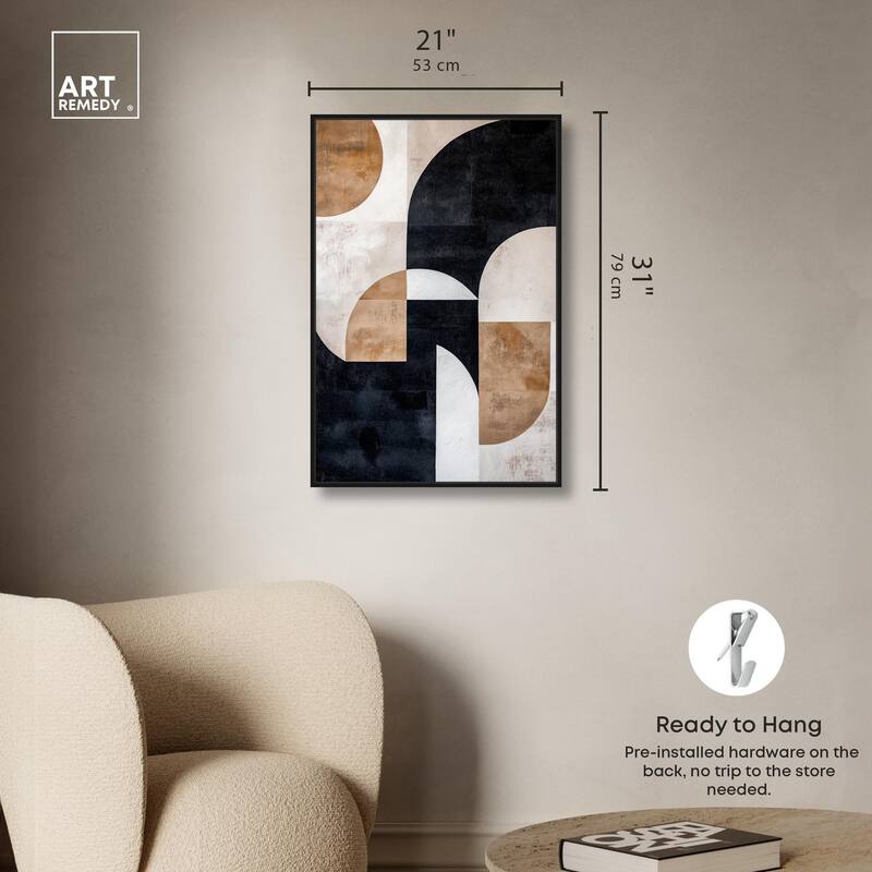 Arching Forms II Canvas by Art Remedy