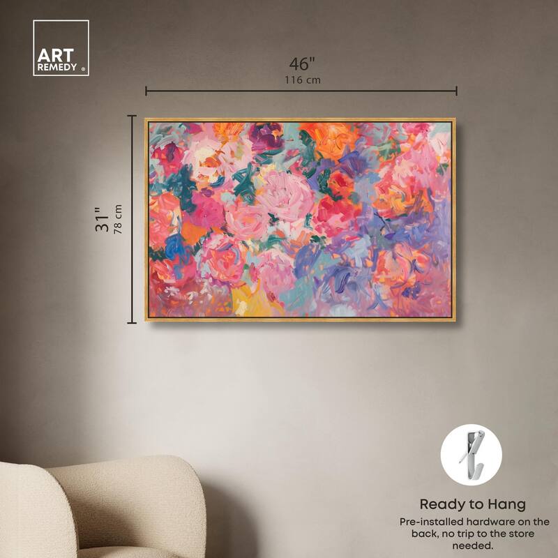 Kaleidoscope of Color Canvas by Art Remedy