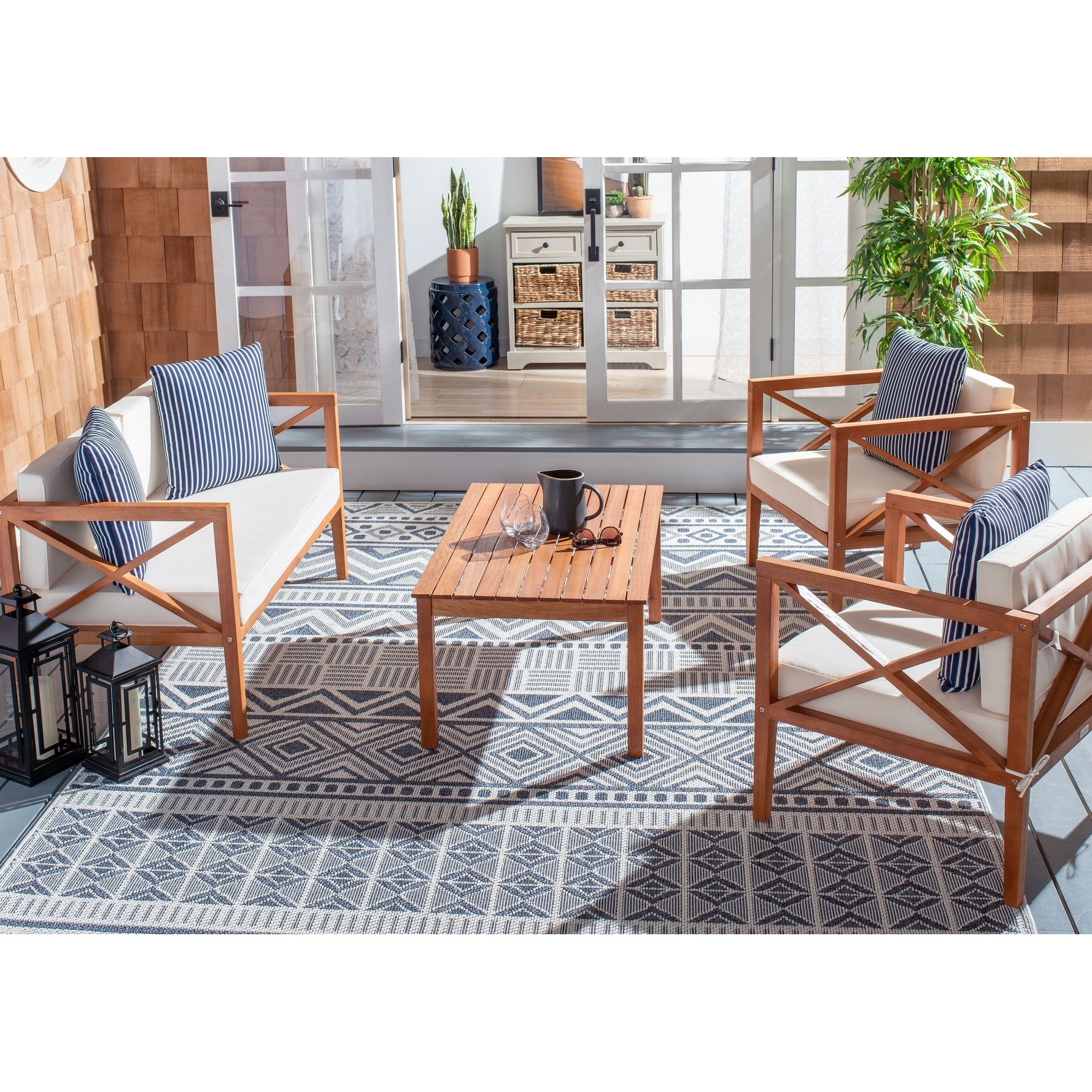 Safavieh Outdoor Living Montez 4 Piece Set with Accent | eBay Safavieh Outdoor Living Montez 4 Piece Set with Accent | eBay on Safavieh Outdoor Living Montez 4 Piece Set id=67878