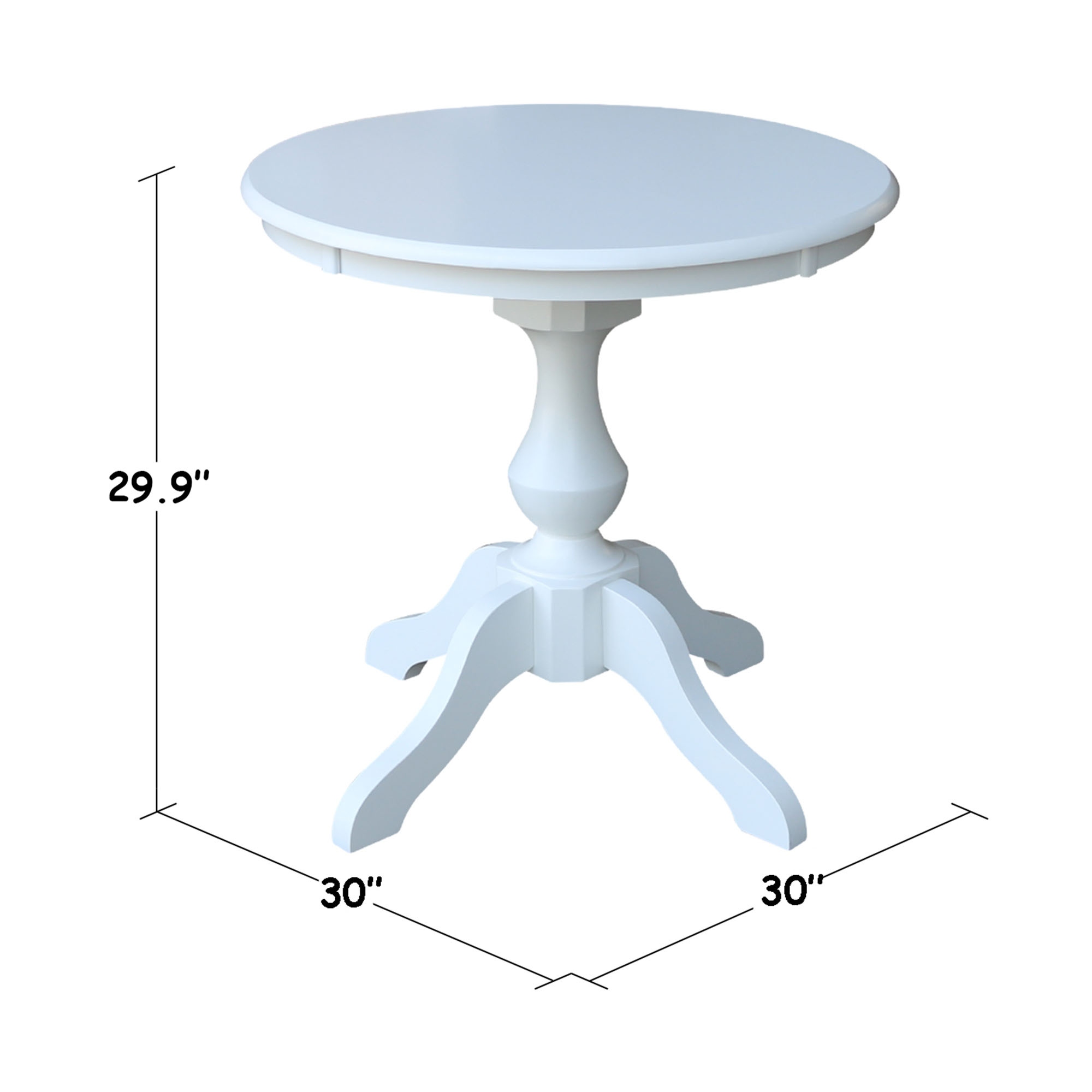 30 x 30 round table clearance