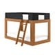 preview thumbnail 21 of 37, Mid-Century Modern Twin over Twin Low Bunk Bed
