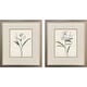 preview thumbnail 1 of 2, Paragon Peony Grand Framed Art - Set of 2 2-piece Set
