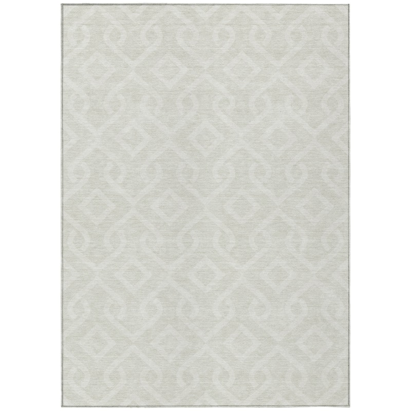 HomeRoots Geometric Transitional Rectangle Outdoor Rug