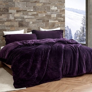 Coma Inducer® Oversized Comforter Set - The Original Plush - Midnight Purple