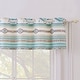 preview thumbnail 2 of 7, The Curated Nomad San Carlos Grommet-top Window Valance Turquoise