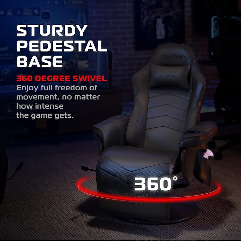 RESPAWN 900 Gaming Recliner - Reclining Gaming Chair with Footrest, Gaming Chair Recliner