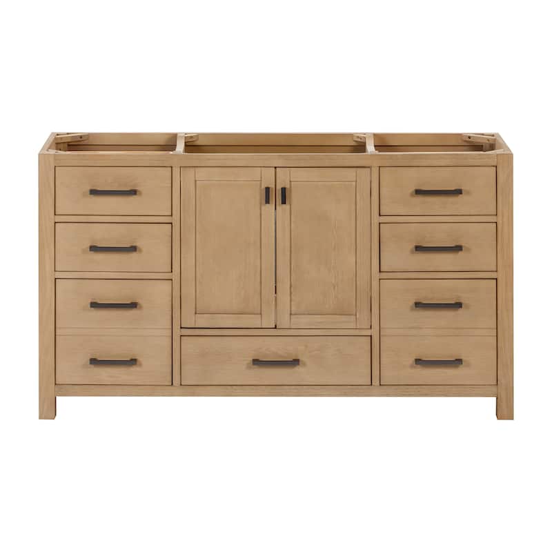 Avanity Modero 60 in. Single Bathroom Vanity Cabinet - 60"W x 21"D x 34"H - Brushed Oak