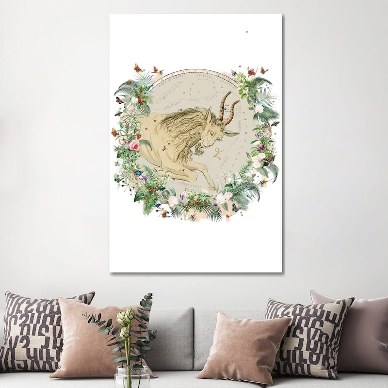 iCanvas "Capricorn Horoscope" by Natalie Ryan Canvas Print
