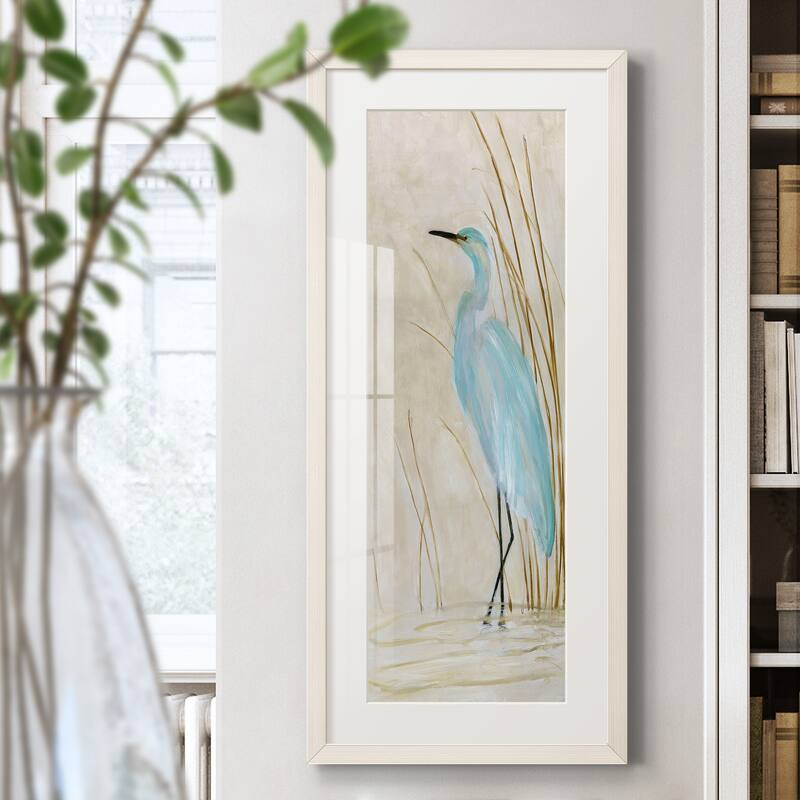 Soft Egret II-Premium Gallery Framed Print
