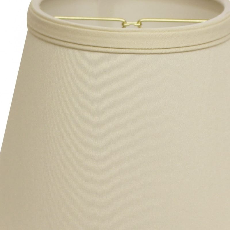HomeRoots Ivory No Slub Innsbruck Empire Lamp Shade - 8''x8''x7''