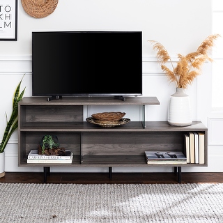 Asymmetrical store tv stand