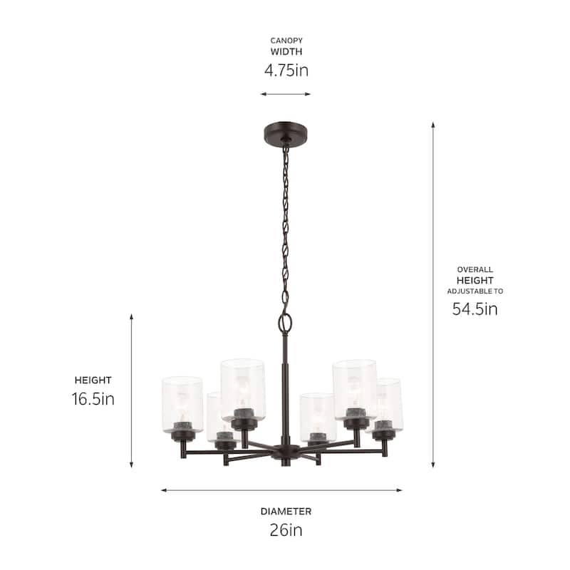 Kichler Lighting Winslow 6-Light Chandelier - 26