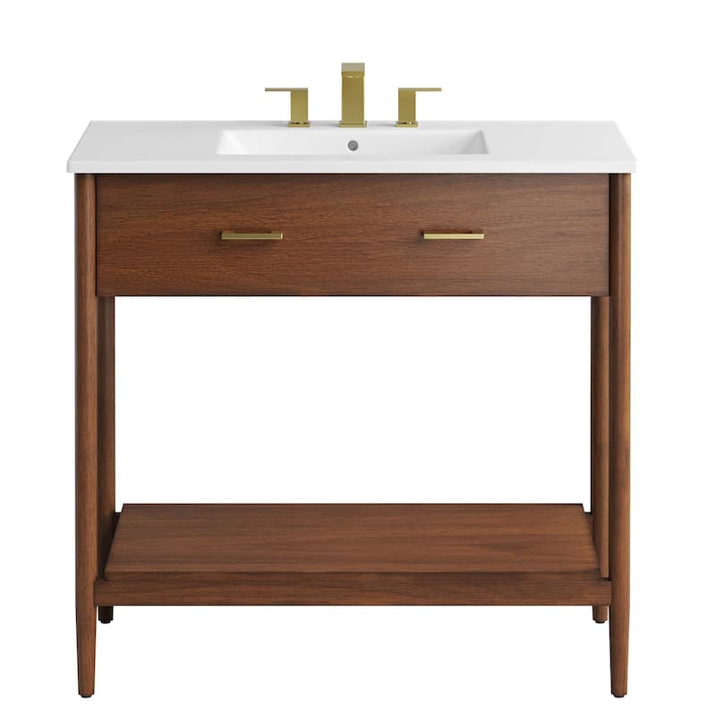 Zaire 18"/24"/30"/36"/48" Bathroom Vanity with White Sink Top