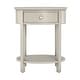 preview thumbnail 46 of 55, Fillmore 1-Drawer Oval Wood Shelf Accent End Table by iNSPIRE Q Modern