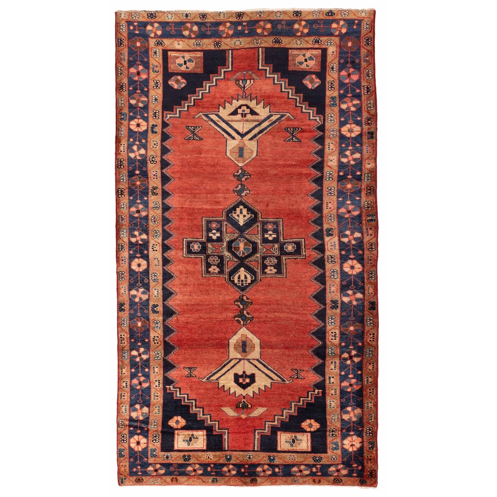 ECARPETGALLERY Hand-knotted Konya Anatolian Red Wool Rug - 4'9 x 8'10