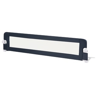 Gymax 71'' Toddler Foldable Bed Rail w/ Adjustable Safety Strap