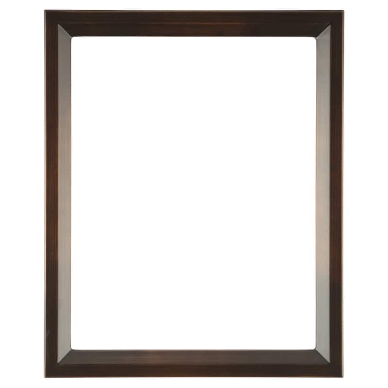 Huntington Framed Rectangle Mirror in Rubbed Bronze - Antique Bronze