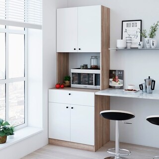 Living Skog Scandi Pantry Kitchen Storage Cabinet