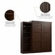 preview thumbnail 40 of 54, Pur Queen Murphy Bed with Storage Unit (90W) by Bestar