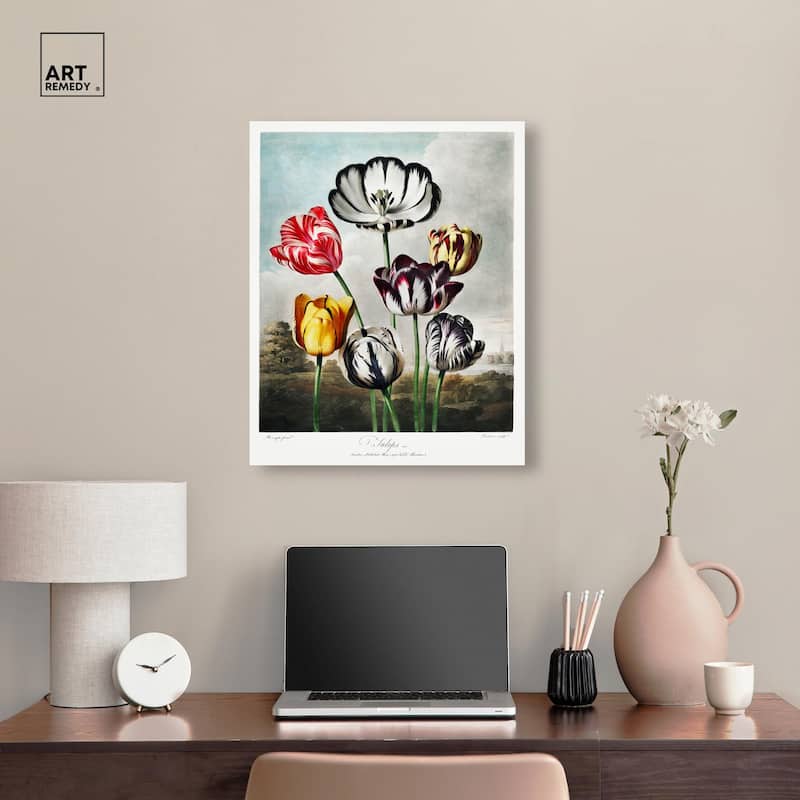 Tulips 1807 Canvas by Art Remedy, Gallery Wrapped