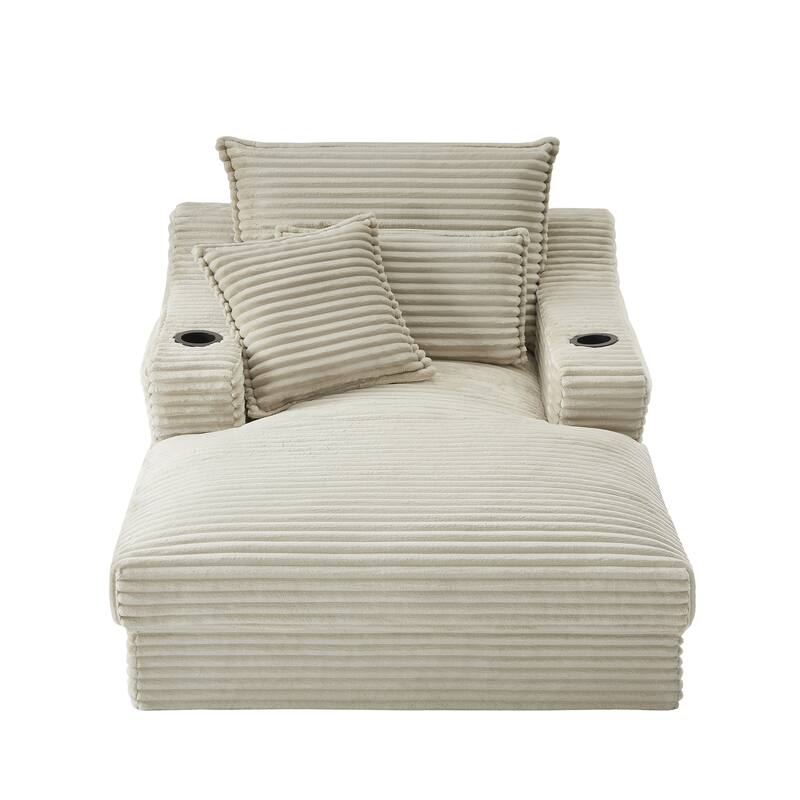 Rossetta 47'' Modern Comfortable Unique Cushion Design Cushioned Compression Corduroy Sofa with Spacious Depth