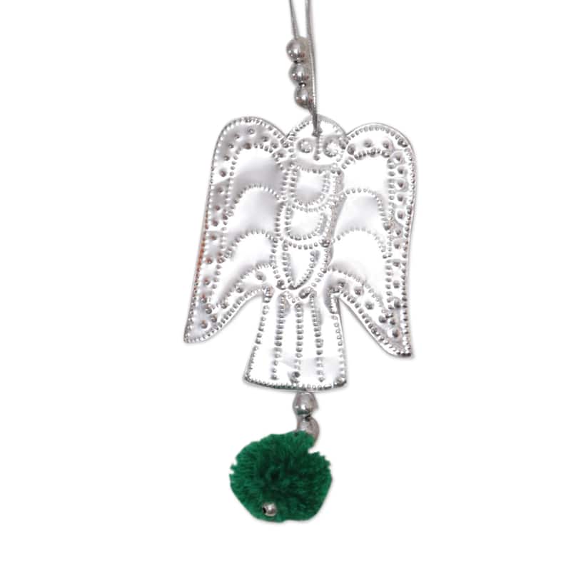 Novica Handmade Angelic Sparkles Aluminum Ornaments (Set Of 5)