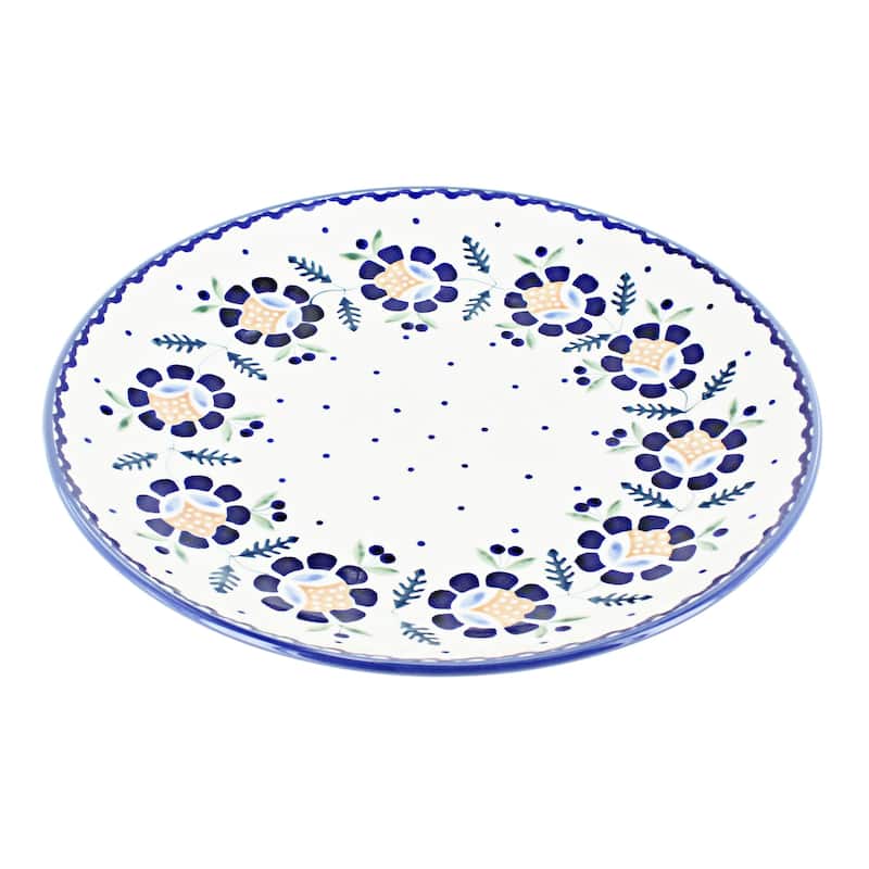 Blue Rose Polish Pottery Manufaktura Dinner Plate - Sunflower