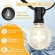 preview thumbnail 4 of 11, 100FT Waterproof LED Patio String Lights with 50 Shatterproof G40 Bulbs