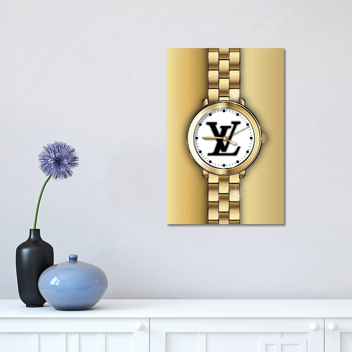 Martina Pavlova Canvas Prints - Louis Vuitton Watch ( Fashion > Fashion Brands > Louis Vuitton art) - 26x18 in