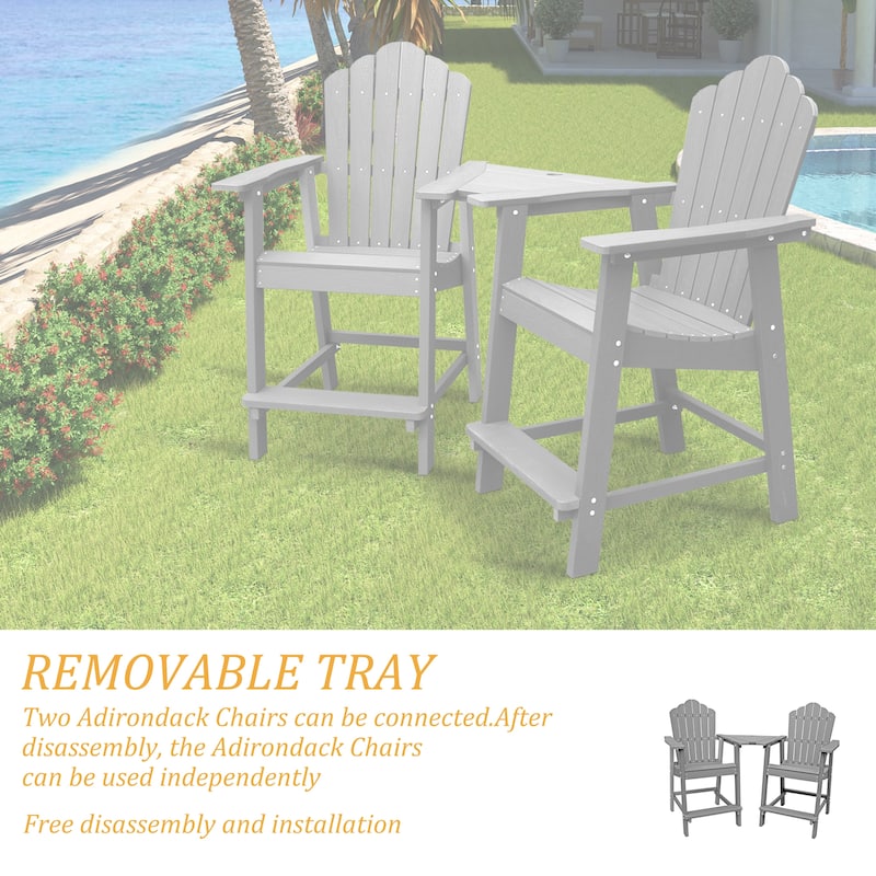 Connecting Tray for Adirondack Chair Set