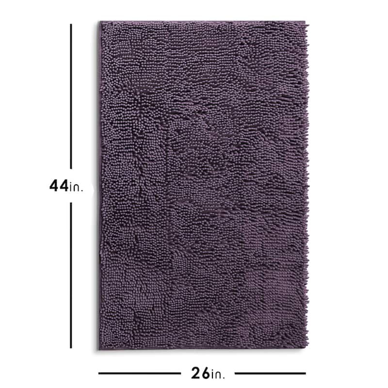 Empyrean Non-Slip Super Plush Chenille Bathroom Rugs