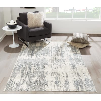 Momeni Genevieve Transitional Abstract Geometric Polyester Area Rug