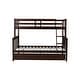 preview thumbnail 47 of 55, Detachable Rubber Wood Twin Over Full Bunk Bed with Trundle