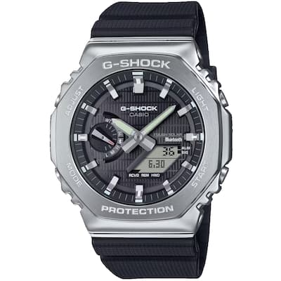 Casio Men's G-Shock 2100 Series Black Dial Watch - GBM2100-1A - White - 6 (36)