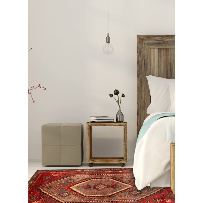 ECARPETGALLERY Hand-knotted Andelz Sage Wool Rug - 3'10 x 6'11