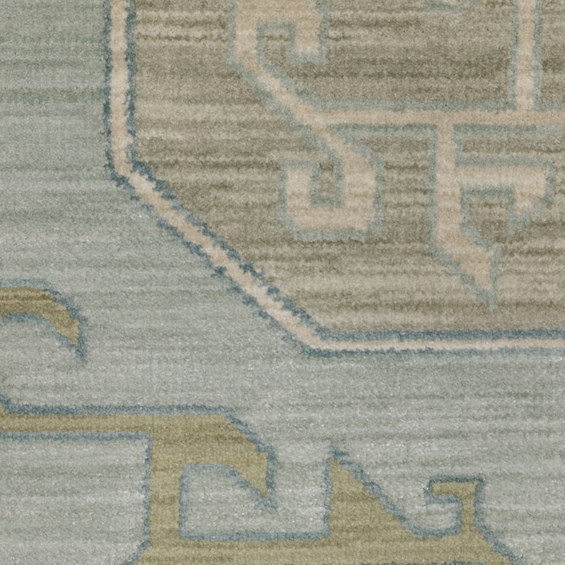 Meadow Bohemian Old World Inspired Grey/ Blue Area Rug