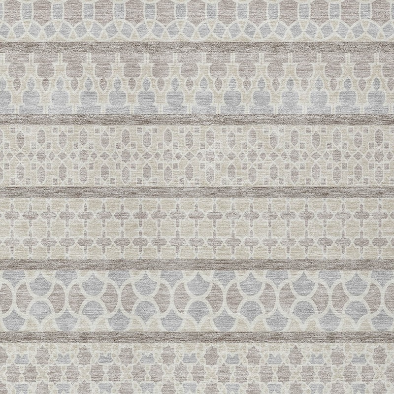 HomeRoots Quatrefoil Transitional Rectangle Outdoor Rug