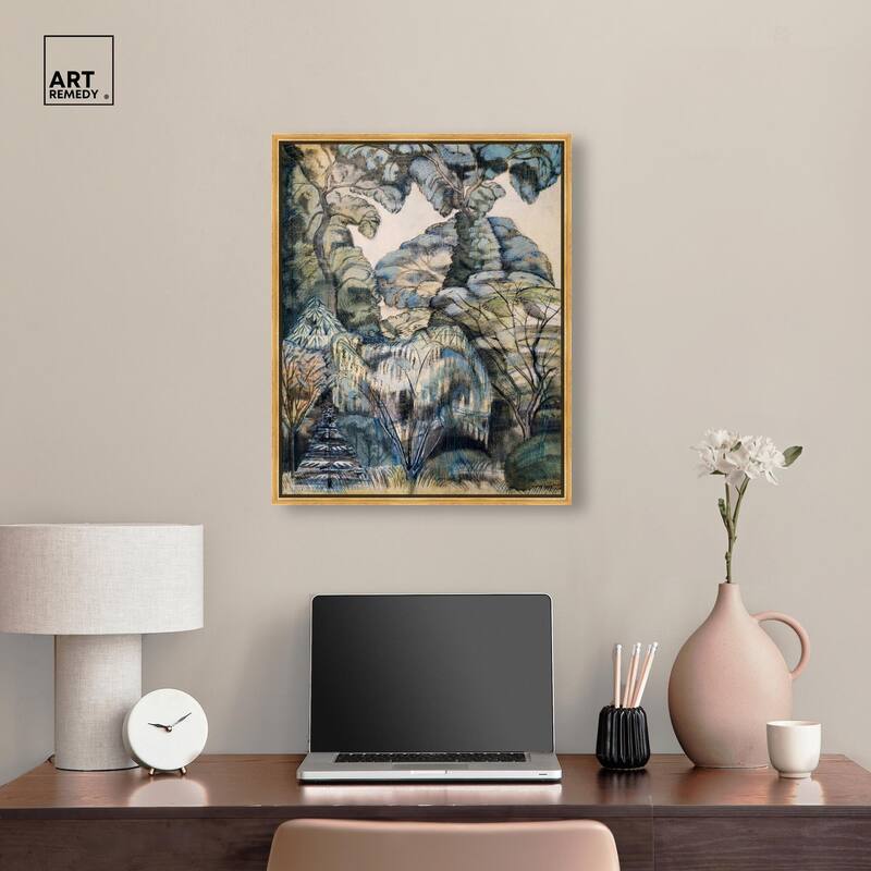 Trees in Bird Garden 1913 Canvas by Art Remedy