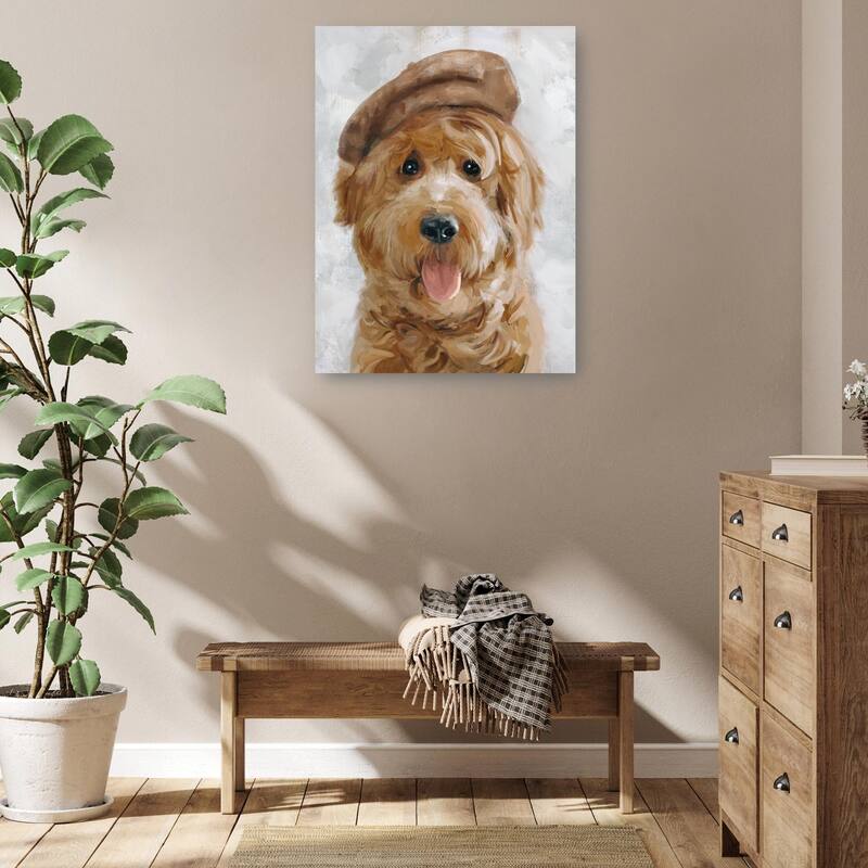 Hat Happy II By Studio Arts Canvas Art Print