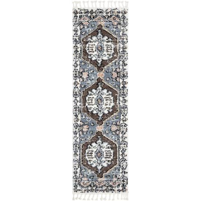 Well Woven Nala Vintage Medallion Oriental Botanical Area Rug