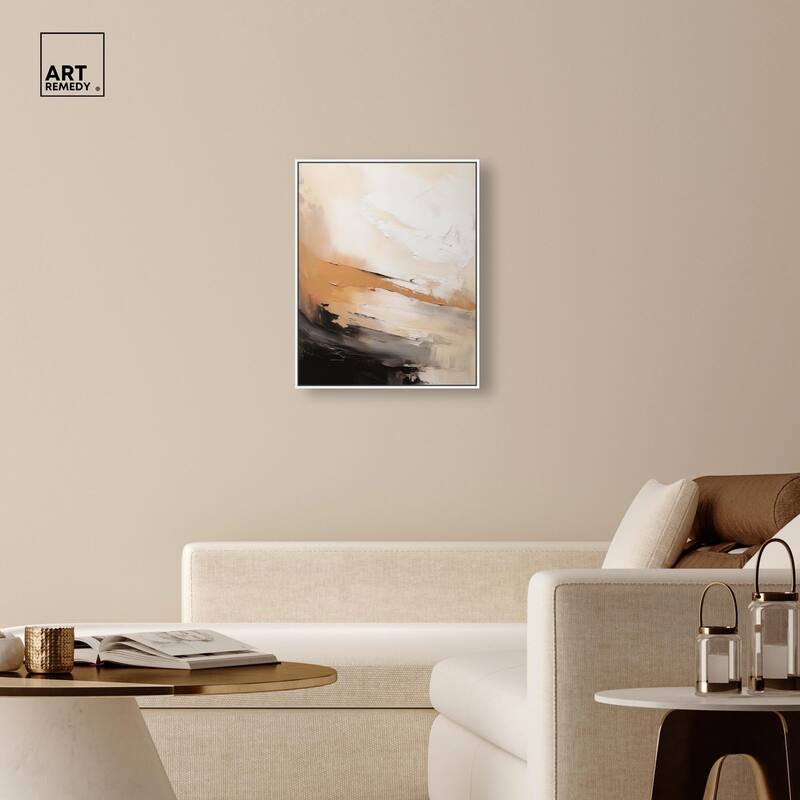 Baked Clay III Canvas by Art Remedy